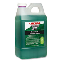 Betco® Fastdraw® 32 Green Earth® Restroom Cleaner, Citrus Floral, 2 L Bottle, 4/Carton Cleaners & Detergents-Tub/Tile/Shower/Grout Cleaner - Office Ready