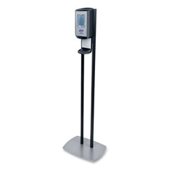 PURELL® CS8 Hand Sanitizer Floor Stand with Dispenser, 1,200 mL, 13.5 x 5 x 28.5, Graphite