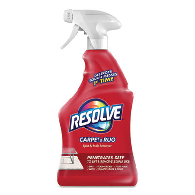 RESOLVE® Triple Oxi Advanced Trigger Carpet Cleaner, 22 oz Spray Bottle Cleaners & Detergents-Carpet/Upholstery Cleaner - Office Ready