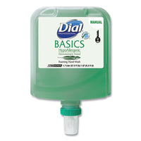 Dial?« Professional Basics Hypoallergenic Foaming Hand Wash Refill for Dial 1700 V Dispenser, Honeysuckle, 1.7 L, 3/Carton Foam Soap Refills - Office Ready