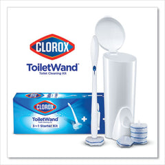 Clorox® ToiletWand® Disposable Toilet Cleaning System, Caddy and Refills, White
