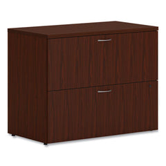 HON® Mod Lateral File, 2 Legal/Letter-Size File Drawers, Traditional Mahogany, 36" x 20" x 29"