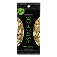 Paramount Farms® Wonderful® Pistachios, Roasted and Salted, 1 oz Pack, 12/Box Food-Nuts - Office Ready
