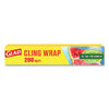 Glad® ClingWrap Plastic Wrap, 200 Square Foot Roll, Clear Plastic Wrap - Office Ready