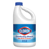 Clorox® Concentrated Regular Bleach, 81 oz Bottle, 6/Carton Bleach - Office Ready