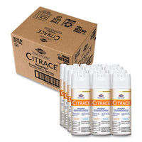 Clorox Healthcare® Citrace® Hospital Disinfectant & Deodorizer, Citrus, 14 oz Aerosol Spray, 12/Carton Disinfectants/Sanitizers - Office Ready