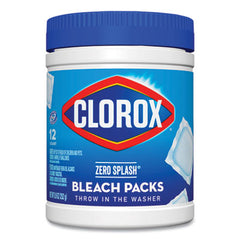 Clorox® Control Bleach Packs™, Regular, 12 Tabs/Pack, 6 Packs/Carton