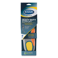 Dr. Scholl's® Pain Relief Orthotic Heavy Duty Support Insoles, Men, Men Sizes 8 to 14, Gray/Blue/Orange/Yellow, Pair Footwear-Orthotics - Office Ready
