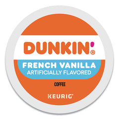 Dunkin Donuts® K-Cup® Pods, French Vanilla, 22/Box