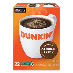 Dunkin Donuts® K-Cup® Pods, Original Blend, 22/Box