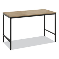 Safco® Simple Work Desk, 45.5" x 23.5" x 29.5", Walnut