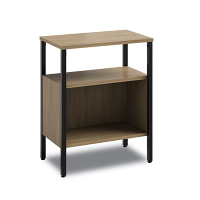 Safco® Simple Storage, 23.5 x 14 x 29.6, Walnut Bookcases-Shelf Bookcase - Office Ready