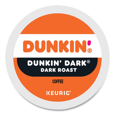 Dunkin Donuts® K-Cup® Pods, Original Dark Roast, 22/Box Beverages-Coffee, K-Cup - Office Ready