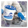 Kimtech™ WetTask Wiper Bucket, White/Blue, 4/Carton Towel Dispensers-Center Pull - Office Ready
