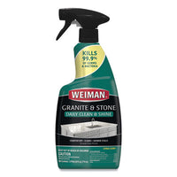 WEIMAN® Granite Cleaner and Polish, Citrus Scent, 24 oz Spray Bottle Cleaners & Detergents-Cement/Stone Cleaner/Polish - Office Ready