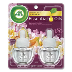 Air Wick® Life Scents™ Scented Oil Refills, Summer Delights, 0.67 oz, 2/Pack