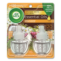 Air Wick® Life Scents™ Scented Oil Refills, Paradise Retreat, 0.67 oz, 2/Pack, 6 Packs/Carton Air Fresheners/Odor Eliminators-Scented Oil - Office Ready
