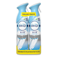 Febreze® AIR™, Linen and Sky, 8.8 oz Aerosol Spray, 2/Pack Air Fresheners/Odor Eliminators-Aerosol Spray - Office Ready