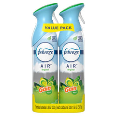 Febreze® AIR™, Gain Original, 8.8 oz Aerosol Spray, 2/Pack