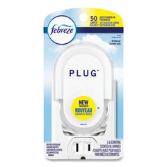 Febreze® PLUG™ Air Freshener Warmer, 2.5" x 3" x 4", Off White