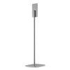 HON® Hand Sanitizer Station Stand, 12 x 16 x 54, Silver Hand Sanitizer Accessories-Floor Stand - Office Ready
