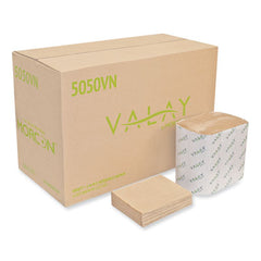 Morcon Tissue Valay® Interfolded Napkins, 1-Ply, 6.3 x 8.85, Kraft, 6,000/Carton