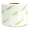 Morcon Tissue Morsoft® Controlled Bath Tissue, Septic Safe, 2-Ply, White, 3.9" x 4", 600 Sheets/Roll, 48 Rolls/Carton Tissues-Bath Regular Roll - Office Ready