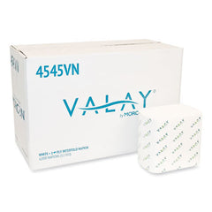 Morcon Tissue Valay® Interfolded Napkins, 1-Ply, White, 6.5 x 8.25, 6,000/Carton