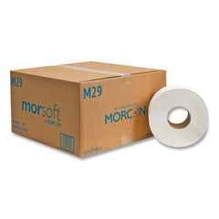 Morcon Tissue Jumbo Bath Tissue, Septic Safe, 2-Ply, White, 700 ft, 12 Rolls/Carton