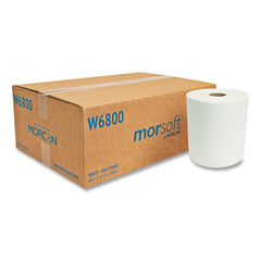 Morcon Tissue Morsoft® Universal Roll Towels, 8" x 800 ft, White, 6 Rolls/Carton