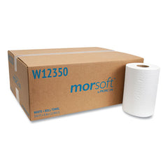 Morcon Tissue Morsoft® Universal Roll Towels, 8" x 350 ft, White, 12 Rolls/Carton