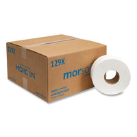 Morcon Tissue Jumbo Bath Tissue, Septic Safe, 2-Ply, White, 500 ft, 12/Carton Tissues-Bath JRT Roll - Office Ready