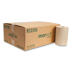 Morcon Tissue Morsoft® Universal Roll Towels, 8" x 350 ft, Brown, 12 Rolls/Carton