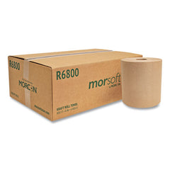 Morcon Tissue Morsoft® Universal Roll Towels, 8" x 800 ft, Brown, 6 Rolls/Carton