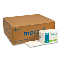 Morcon Tissue Morsoft® 1/4 Fold Lunch Napkins, 1 Ply, 11.8" x 11.8", White, 6,000/Carton