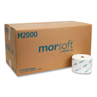 Morcon Tissue Small Core Bath Tissue, Septic Safe, 1-Ply, White, 3.9