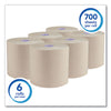 Scott® Essential 100% Recycled Fiber Hard Roll Towel, 1.75" Core, Brown, 8" x 700 ft, 6/Carton Towels & Wipes-Hardwound Paper Towel Roll - Office Ready