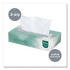 Kleenex® Naturals Facial Tissue, Flat Box, 2-Ply, White, 125 Sheets/Box  - Office Ready