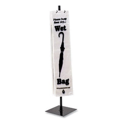 Tatco Wet Umbrella Bag Stand, Powder Coated Steel, 10w x 10d x 40h, Black