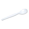 Dixie® Plastic Cutlery, Heavyweight Soup Spoons, White, 1,000/Carton Utensils-Disposable Soup Spoon - Office Ready