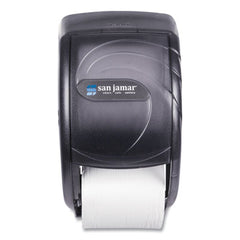 San Jamar® Duett Standard Bath Tissue Dispenser, Oceans, 7 1/2 x 7 x 12 3/4, Black Pearl