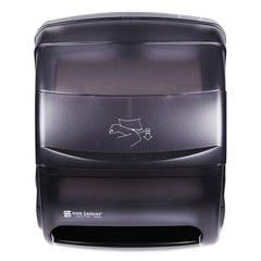 San Jamar® Integra® Lever Roll Towel Dispenser, 11.5 x 11.25 x 13.5, Black Pearl