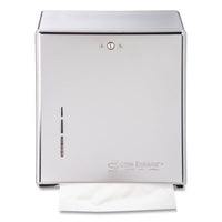 San Jamar® C-Fold/Multifold Towel Dispenser, 11.38 x 4 x 14.75, Chrome Towel Dispensers-Multifold - Office Ready