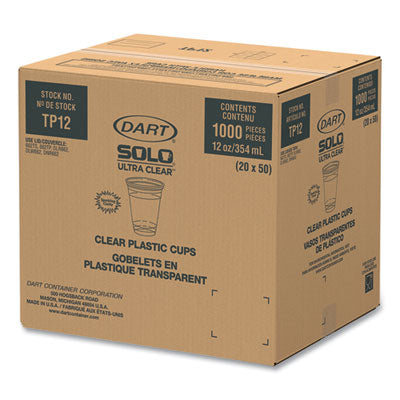 Dart Ultra Clear Cups 20 oz Pet 50/Bag 600/Carton
