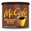 McCafe® Ground Coffee, Breakfast Blend, 30 oz Can Beverages-Coffee, Bulk Ground - Office Ready