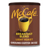 McCafe® Ground Coffee, Breakfast Blend, 30 oz Can Beverages-Coffee, Bulk Ground - Office Ready