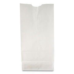 General Grocery Paper Bags, 30 lbs Capacity, #2, 4.31"w x 2.44"d x 7.88"h, White, 500 Bags