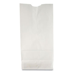 General Grocery Paper Bags, 35 lbs Capacity, #6, 6"w x 3.63"d x 11.06"h, White, 500 Bags