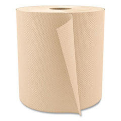 Boardwalk® Paper Towel Rolls, Nonperforated 1-Ply Natural, 800 ft, 6 Rolls/Carton