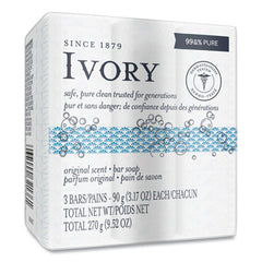 Ivory® Bar Soap, Original Scent, 3.1 oz Bar, 72/Carton